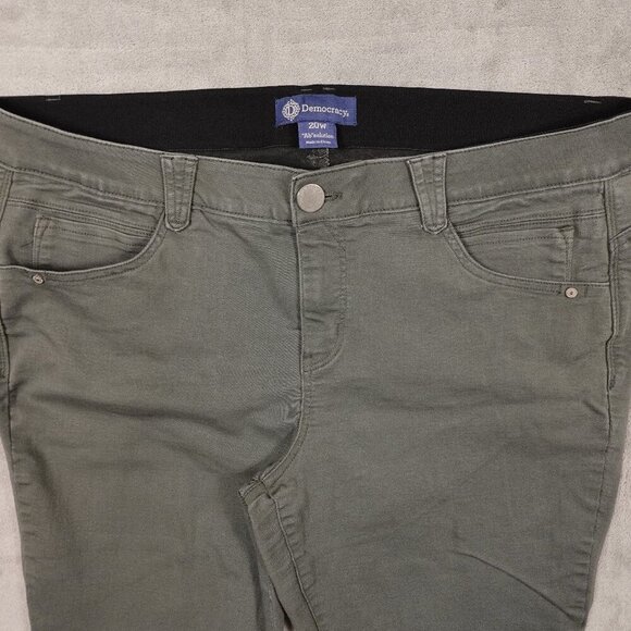 Democracy jeans Ab Solution skinny ankle women's 20W gray - Picture 2 of 11
